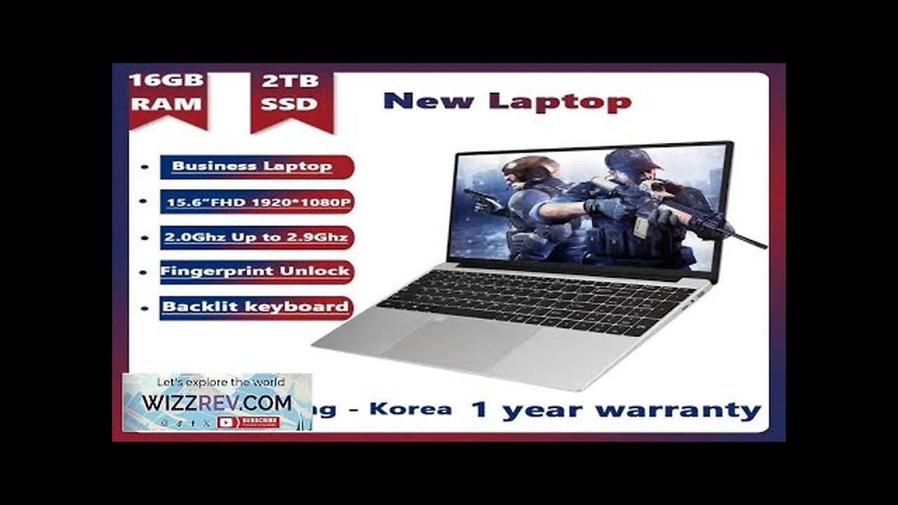 Business-Laptop Windows 10 11 Pro RAM 16GB DDR 128/256/512GB 1TB SSD 15.6Inch Review