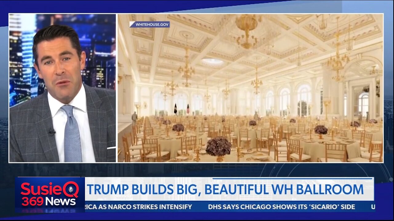 DEMS BLOW A GASKET OVER TRUMP'S BALLROOM