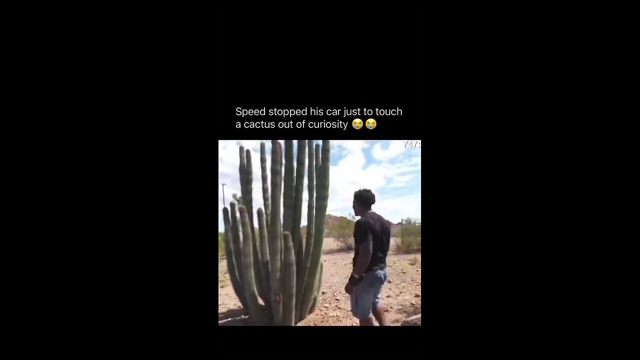 ONLY speed would do this 😭💀 🌵 #ishowspeed #funny #reels #comedy
