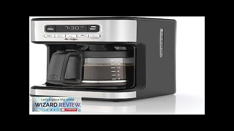 Mr. Coffee 14-Cup Programmable Coffee Maker stainless steel Review