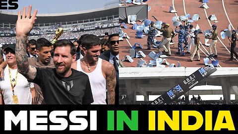 MESSI IN INDIA - LOVE, CHAOS, & SEAT-THROWING! The Disaster That Shocked Kolkata Stadium.