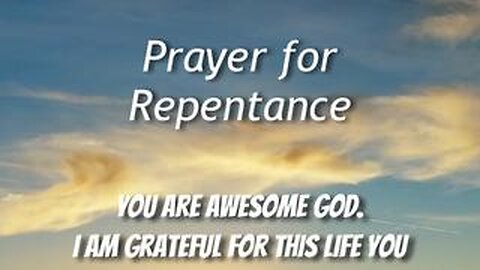 Prayer for Repentance