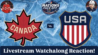 Canada Vs. United States 2025 4 Nations Face-Off Final Livestream Watchalong Reaction