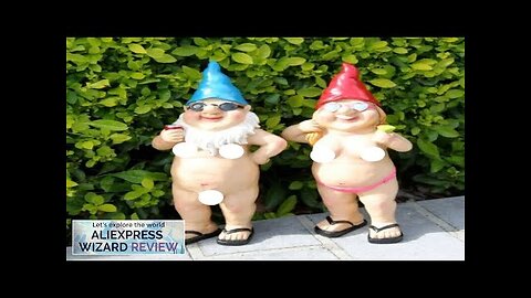 Naughty Dwarf Garden Statue Nude Funny Gift Statue Decoration Nudist High Quality Review