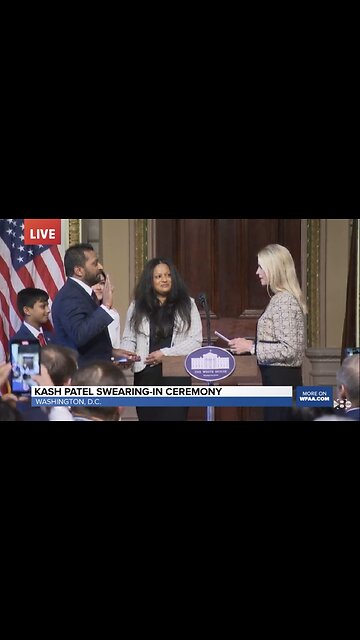 Kash Patel sworn in as FBI director
