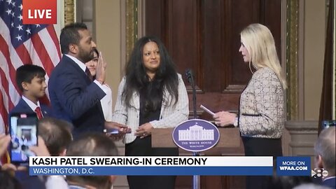 Kash Patel sworn in as FBI director