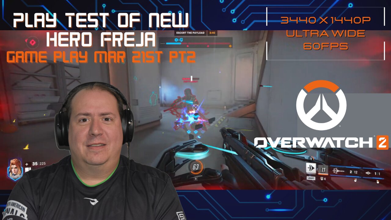 Play Testing the new hero, Freja | Overwatch 2 | gameplay | March 21st pt2