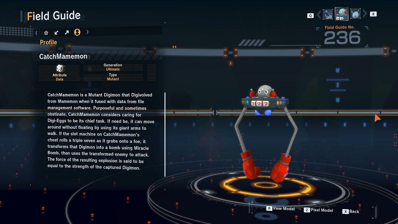 catchmamemon all digivolution/de-digivolution/profile Digimon Story Time Stranger