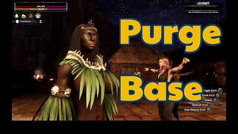 Conan Exiles purge test on new purge base busty boobs