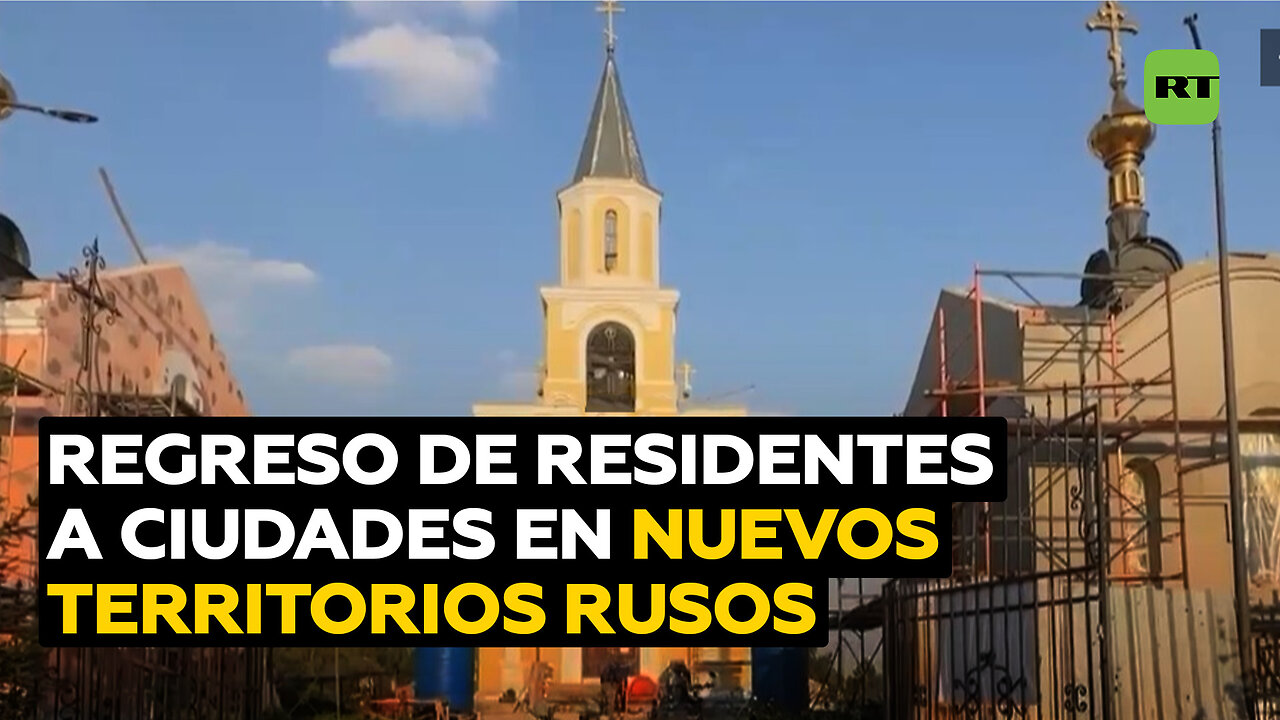 Residentes de nuevos territorios rusos vuelven a sus ciudades que ya están siendo reconstruidas