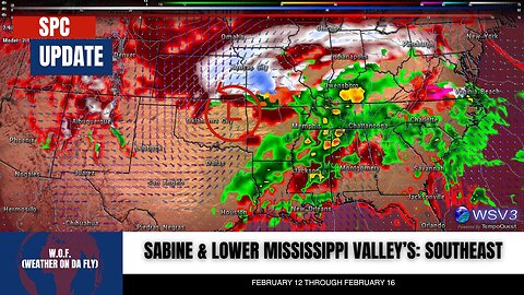 🚨 Feb 12-16: Severe Storm Risks in the Gulf & Southeast!