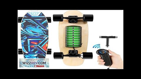 Caroma Electric Skateboard with Remote 350W Electric Longboard for Kids Adults 12.4MPH Review