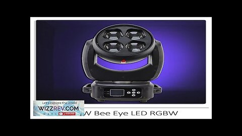 New 4X60W LED RGBW Bee Eye Moving Head Light With Rotary Focus Review