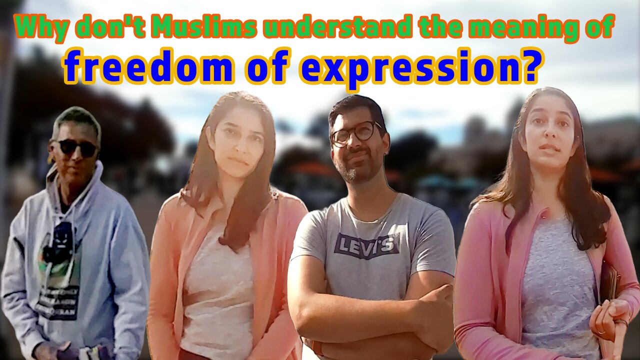 Why don't Muslims understand the meaning of freedom of expression?