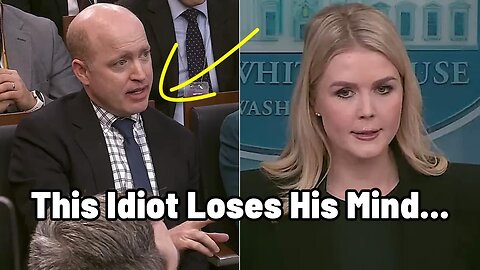 Trump’s Press Secretary SHUTS DOWN Woke Reporter Over 'STUPID Question' About the U.S. Owning Gaza!