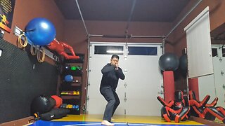 WTD Sliding Hook Kick to Oblique Kick sequential