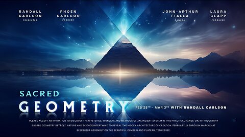 Randall Carlson's Sacred Geometry Retreat, 2025 - LIVESTREAM EVENT - Day 3 Primary