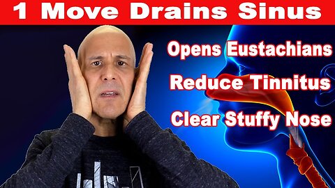 1 Simple Move to Drain Sinuses, Open Eustachian Tubes & Clear a Stuffy Nose | Dr. Mandell