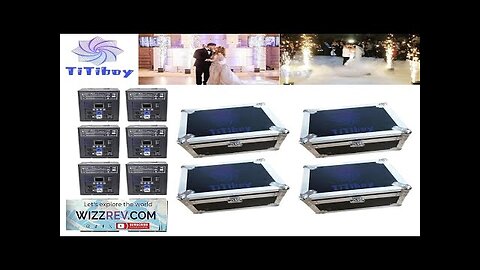 0 Tax 8Pcs Machines 4 Flycase Stage Light Effect 600W Cold Spark Review