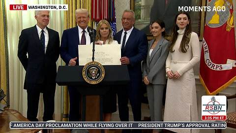 WATCH: President Trump Swears In Robert F. Kennedy Jr. as the Secretary of Health & Human Services