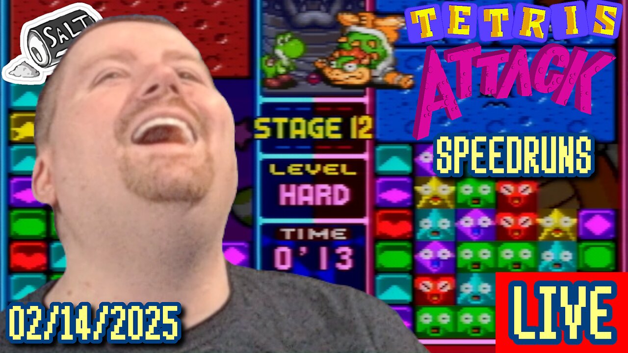 [Tetris Attack Speedruns] Friday Night Salt Mines: Feeling Not So Raven Edition, Doods!