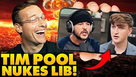 Tim Pool ENDS Career Of Sniveling Lib LIVE! GUTS Him Like A FISH, Left SHAKING In STUNNED Silence