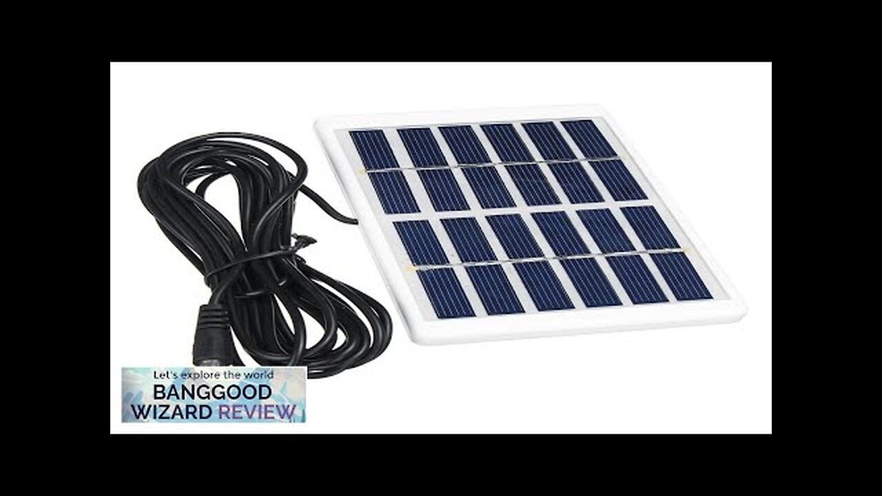 1.2W 6V Mini Portable Polycrystalline Solar Panel with Plastic Frame + 5521 Review