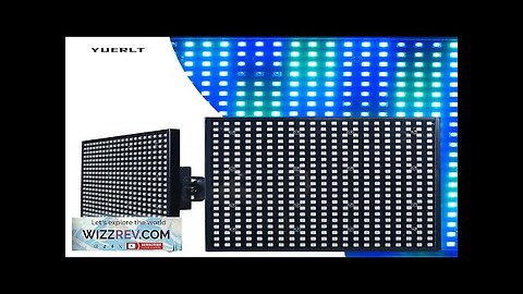 LED 441 strobe light 147 segment RGB full color pixel light flat Review