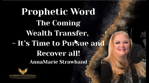 AnnaMarie Strawhand-Prophetic Word on The Wealth Transfer