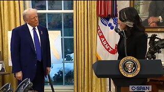 President Trump Speaks After Tulsi Gabbard DNI Swearing-In Ceremony