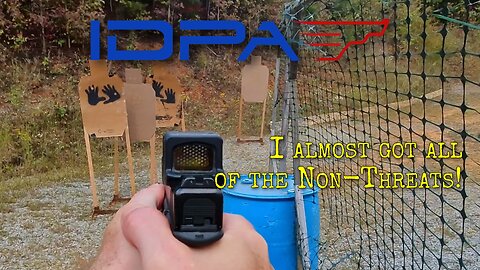 Shooting 2025 IDPA Nationals Stages at local club match – I struggled with non-threats!