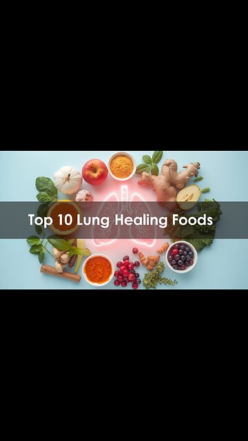 10 Best Foods for Healthy Lungs & Easier Breathing! #health #wellness
