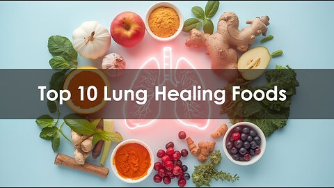 10 Best Foods for Healthy Lungs & Easier Breathing! #health #wellness