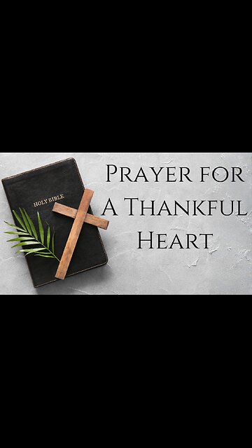 Morning Prayer for a Thankful Heart