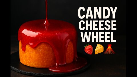 Strawberry Wine Candy-Coated Aged Cheddar – Super Mega Wheel 🍓🧀🌋
