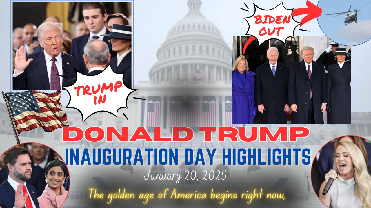 Donald Trump Inauguration Day highlights