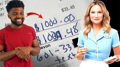 He Gave The Waitress $1,000 Tip And This Happened!