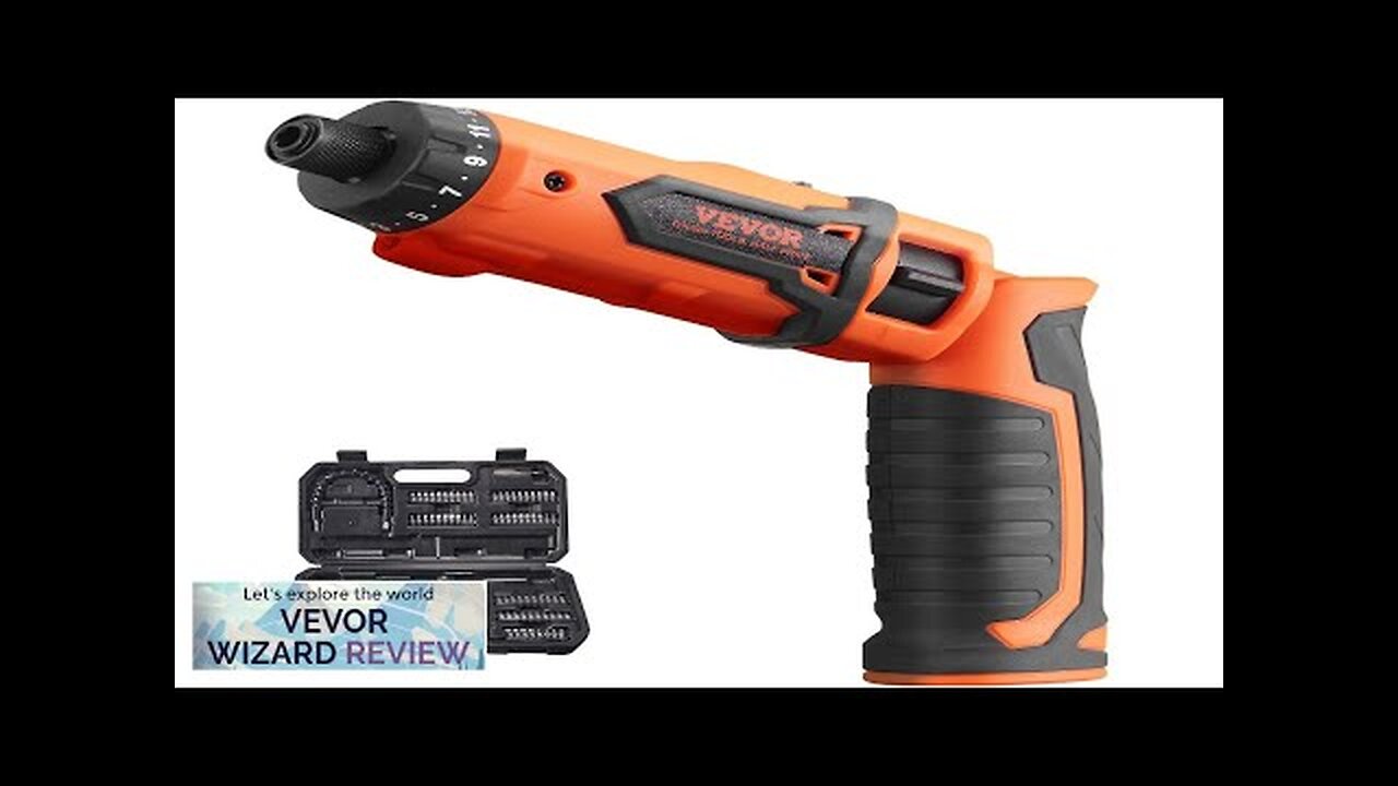 VEVOR Cordless Screwdriver 8V 7Nm Electric Screwdriver Rechargeable Set with 82 Accessory Review