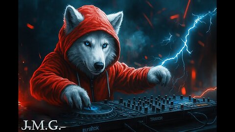 This Wolf DJ Mixes With Lightning! Electric Instinct – Epic EDM Wolf DJ Anthem 2025 | J.M.G.