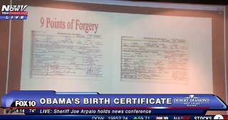 🚨🇺🇸 2016: Sheriff Joe Arpaio Releases New Information on President Obama's Birth Certificate (FNN)