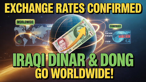 Exchange Rates Confirmed 🌎 Iraqi Dinar & Dong Go Worldwide! 💥 IQD RV News Today 2025