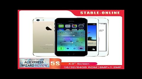 Apple iPhone 5s 4G LTE Mobile Phone 16GB/32GB/64GB ROM 4.0'' IPS LCD Review