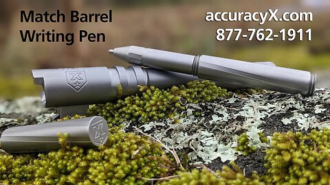 Custom Match Barrel Writing Pen from Accuracy X, Inc.