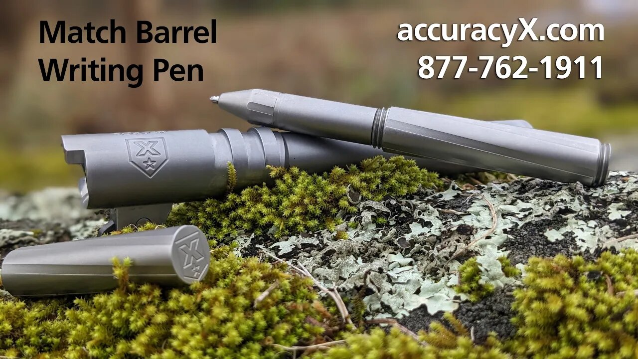 Custom Match Barrel Writing Pen from Accuracy X, Inc.