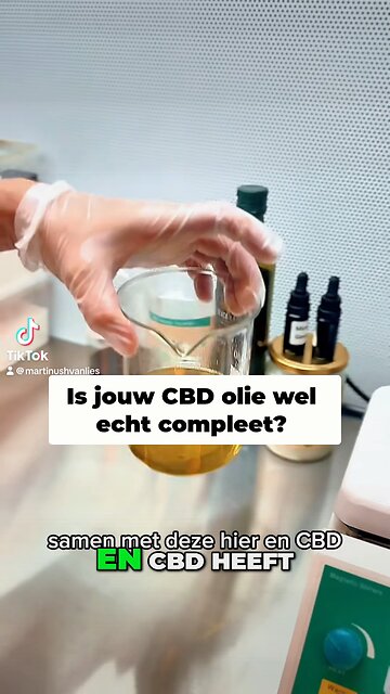 Is jouw CBD-olie echt compleet?