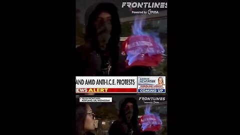 Antifa Goons Burn MAGA Hats, Attack ICE and Journalists in Portland
