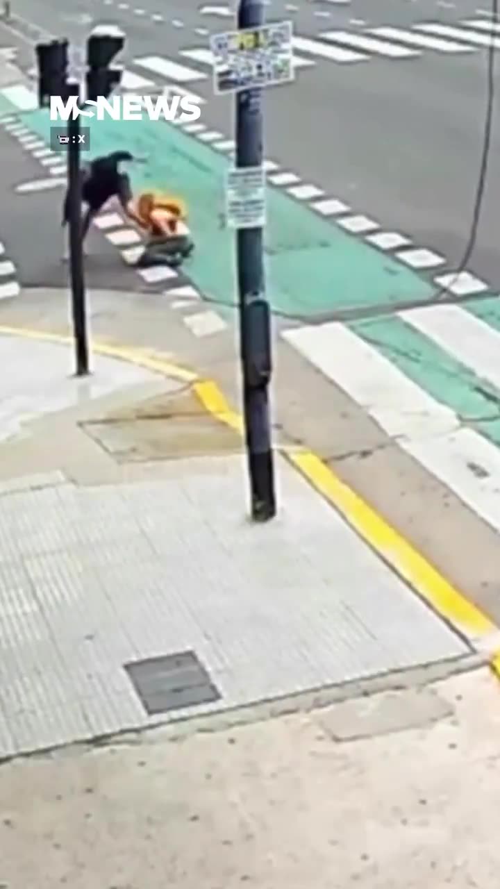 Female tourist takes down phone-snatcher in Argentina