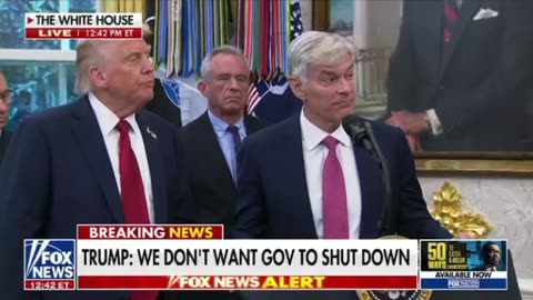 Trump answering questions