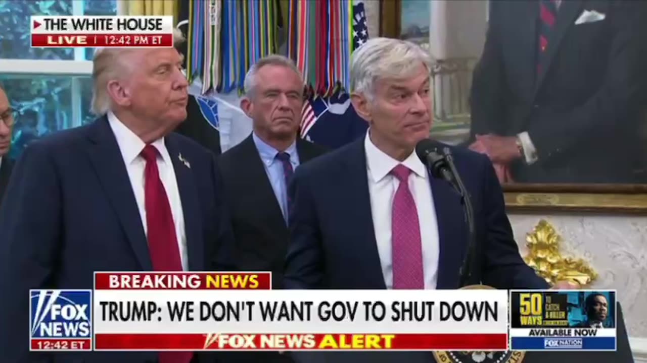 Trump answering questions