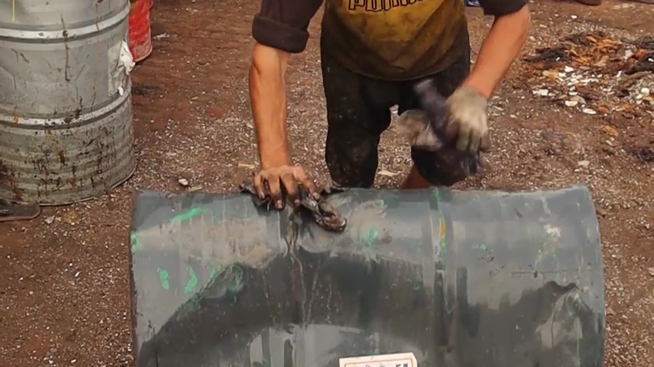 Mastering the Art of Hard Craft: Cutting Chemical Drums Safely and Effectively || A2Z SKILLS